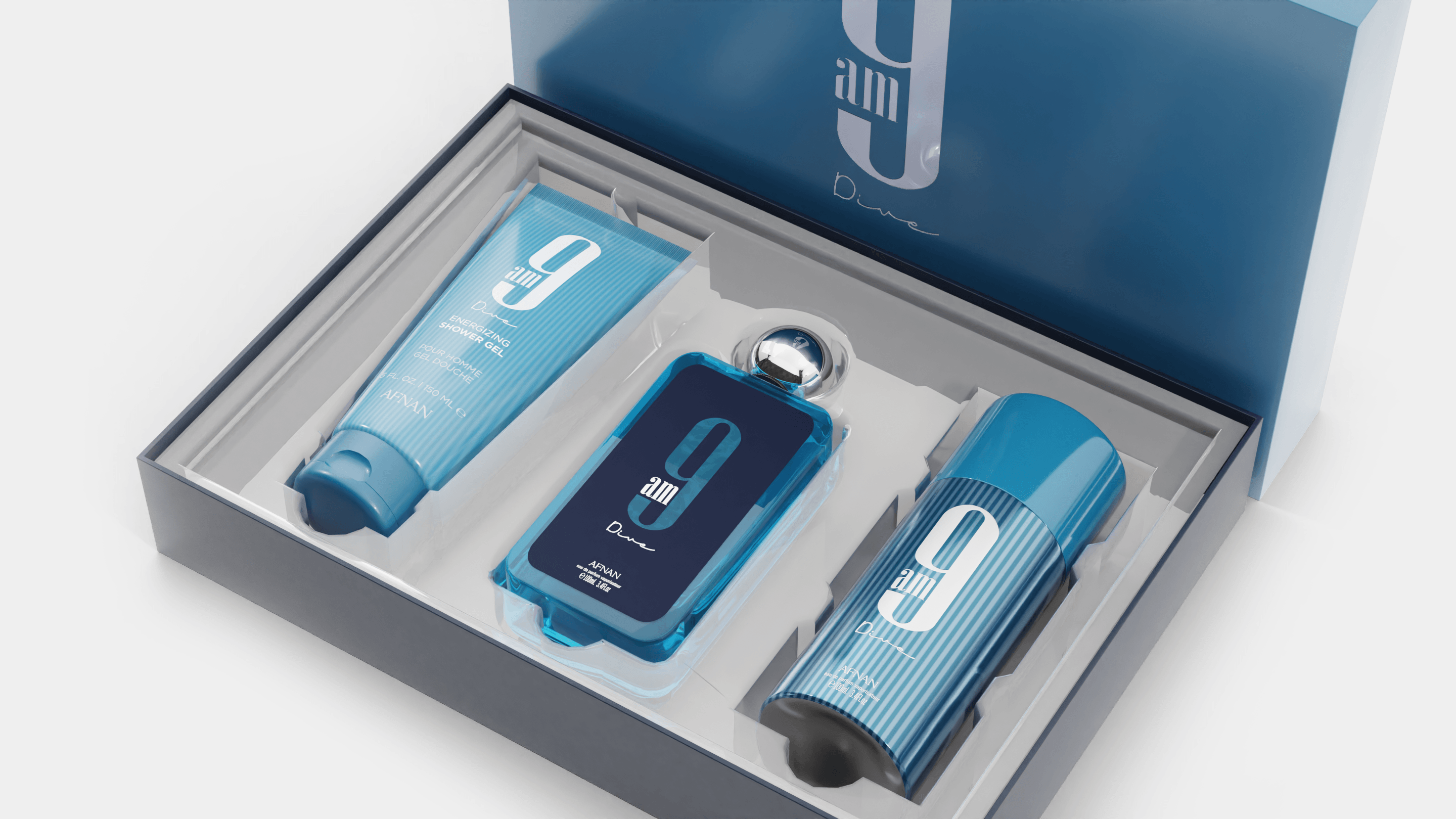 GIFT SET 9 AM DIVE - Afnan Perfumes - India