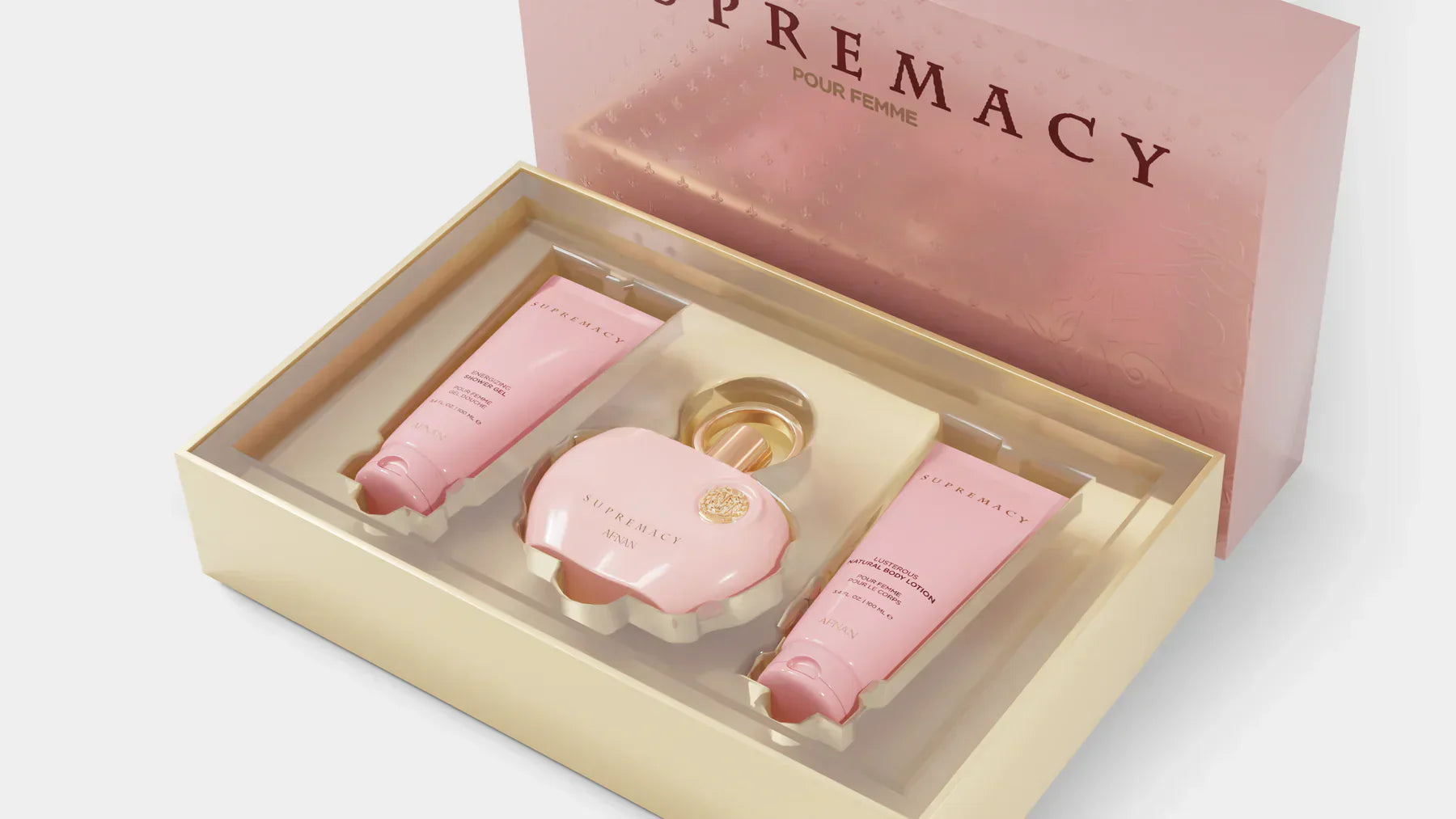 GIFT SET SUPREMACY PINK - Afnan Perfumes - India